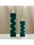 2 Li Zigzag Soya Wax Mum Set 2