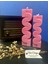 2 Li Zigzag Soya Wax Mum Set 4