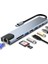 USB Type-C 8 In 1 Çoklayıcı Dönüştürücü – HDMI 4K + USB 3.0 X3 + Ethernet + Sd/tf Kart + Pd Şarj + Type-C Çoklu Hub 1