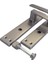 Alüminyum Inox Wc Kapı Kolu, Tuvalet & Banyo Kapısı Kolu, Yönsüz Montajlı Mekanizma, (478-02-WC-IN) 4