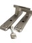 Alüminyum Inox Wc Kapı Kolu, Tuvalet & Banyo Kapısı Kolu, Yönsüz Montajlı Mekanizma, (480-02-WC-IN) 4