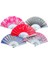 Plastik Kumaş Yelpaze 12 Li Karışık OB-049 1