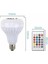 Bluetooth Hoparlör Akıllı Rgb LED Işık Renk Değiştirme Ses Bombası Ampül Görünümlü 4
