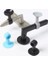 Bfs CM-072 Vantuzlu Geçmeli Kapı Kolu Stoper 4lü Set Beyaz 3