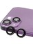 Bfs iPhone 15 Raze Metal Kamera Lens - Siyah 1