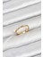 Pirinç Gold Renk Lazer Kesim Kadın Yüzük - TJ-BYK3892 1