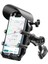 Gidon Bağlantılı Güneş ve Yağmur Korumalı 360° Derece Ayarlanabilir Motosiklet Bisiklet Telefon Tutucu ( Lisinya ) 1