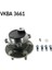 VKBA3661 - Arka Teker Poryası Rulmanlı Focus C-Max 07 11 -Focus Iı 04 11 Abs Li 5 Bijon Sensor Harıc 1
