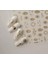 Altın Kaplama Yılan ve Göz Tırnak Süsleme Stickerı Nail Art Süslemeleri 3