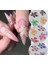 10 Adet Rastgele Renkli Reçine Kawaii Çiçek Tırnak Süsü Nail Art Süslemeleri 1
