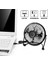 Masa Üstü USB Fan Soğutucu Vantilatör Klima - Metal Serinletici Mini Vantilatör - USB Girişli 2