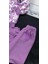 Kız Çocuk Kalp Baskılı Paraşüt Üçlü Takım - Hırka - Pantolon - Body 5