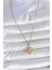 316L Çelik Gold Renk Zincir Zirkon Taşlı Pusula Model Kadın Kolye - TJ-BKO10039 2