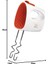 Mixy El Mikseri 1541/00 - Çırpma Teli, 250 Watt, Hamur Yoğurma, 5 Kademeli Hız Ayarı, 2 Çırpıcı ve 2 Yoğurma Kancası 3