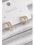 Pirinç Gold Renk Zirkon Taşlı Halka Model Kadın Küpe - TJ-BKP9987 1