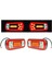 Neon LED Arka Stop Lambası Takımı Sağ Sol 12 Volt Üniversal 1