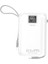HP-A01 10.000 Mah 22.5W Dijital LED Göstergeli Dahili Kablolu Powerbank Hızlı Şarj Destekli Pd Şarj Type C Lightning Power Bank 3