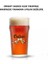 Home Büyük Boy Renkli Baskılı Cam Bira Bardağı Nonic Pint Beer Glass 600 ml 2