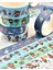 Sevimli Cadılar 4'lü Washi Bant Set Mavi /washi Tape/masking Tape/desenli Bant 4