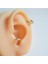 İki Parça Gold Taşlı Halka Piercing Tragus Helix Forward Helix Kıkırdak (6 mm ve 8 mm) 11