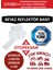 Fosfor Şerit Bant - Reflektör Bant - 1 Metre Beyaz - Tüvtürk Onaylı 1