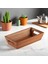 Akasya Ağacından Ekmek Sepeti - Doğal Ahşap Ekmeklik, Şık Ekmek Sunumluk (23X13X7CM) - Kahvaltı ve Sofralar Için Servis Sepeti 1