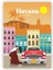 Havana Cuba Küba Ahşap Poster 20X29 cm 1