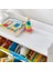 Çocuk Odası Rafı, 9 Çıkarılabilir Polar Sepetli Oyuncak Düzenleyici, Çocuk Odası Için Oyuncak ve Kitaplık, Beyaz Çerçeve, GKR31WT, 78 x 26,5 x 82,5 cm 2