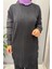 Arka Düğme Detaylı Tunik Siyah 56MK2117 5