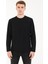 Erkek Oversize Uzun Kol Sıfır Yaka SWEATSHIRT-7144 1