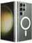 Trend Galaxy S25 Ultra Uyumlu Kablosuz Şarj Özellikli Şeffaf Kılıf Silikon Sararmaya Dayanıklı Kalın Koruyucu Güçlü Manyetikli Hybrid Kılıf ( S25 Ultra) 1