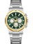 SL.09.2501.2.04 Erkek Kol Saati | Yeşil Kadranlı Çelik Güç ve Altın Detay 1
