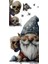 Gotik Cüce ve Kafatası Duvar Sticker Seti 1
