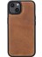 Apple iPhone 14 Uyumlu Deri Cüzdanlı Kılıf Mwwn G19 Taba 2