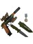 S00004308 Asker Silah Set Bıçak/silah Işık/ses 6pr 3