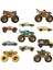 JDW07 Hot Wheels Monster Trucks Bigfoot Trophy Şampiyonları Araba ve Kamyon Çokl 2
