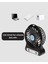 Şarjlı USB Fan – Masaüstü Mini Vantilatör, Taşınabilir, Işıklı, 3 Kademeli, Sessiz 2