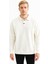 Erkek Oversize Uzun Kol Polo Yaka SWEATSHIRT-7100 1
