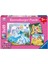 93465 Palace Pets Belle, Cinderella, Rapunzel 3X49 Parça Ravensburger Puzzle 1