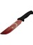 Ayyıldız MF033 Rd Kırmızı Av Bıçağı 31CM - Testere Detaylı Bıçak, Oluklu, Kılıflı, Plastik Sap 1