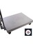 Gri Renkli 40X50CM Çelik Elektronik Tartı, 300KG Kapasiteli, Şarjlı ve Korumalı 3