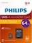 Phılıps 64GB Mıcro Sdxc 80 Mb/s C10 FM64MP45B/00 2