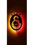 Galatasaray Logosu LED Işıklı Duvar Dekoru | Sarı Kırmızı Mdf Tablo | 4 Yıldızlı Amblem 1