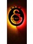 Galatasaray Logosu LED Işıklı Duvar Dekoru | Sarı Kırmızı Mdf Tablo | 4 Yıldızlı Amblem 2