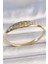 Pirinç Gold Renk Zirkon Taşlı Yıldız Işlemeli Kadın Kelepçe - TJ-BB6922 1