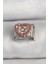 316L Çelik Gümüş Renk Zirkon Taşlı Bronz Kalp Işlemeli Nomination Charm - TJ-BC1393 1