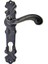 Antika Tarz Dekoratif Pirinç Okyanus Oda Kapı Kolu - 230X46 Mm, Oksit 1