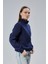 Mooncover Kadın Dik Yaka Yarım Fermuarlı Polarlı Sweatshirt 3