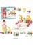 BIB6016- Vardem Piyanolu Bebek Yürüteci ve Tavşan Desenli Kırmızı Oyun Halısı 2 In 1 2