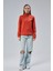 Mooncover Kadın Dik Yaka Yarım Fermuarlı Polarlı Sweatshirt 1